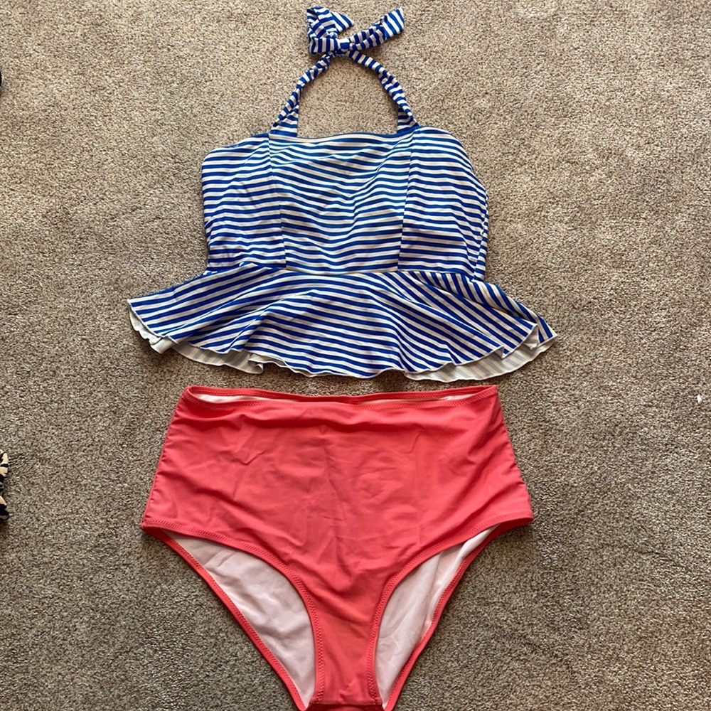 High waist two piece super cute